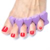 24 Pieces Soft Foam Toe Separators Toe Spacers Great Toe Cushions for Nail Polish, Pedicure, Manicures