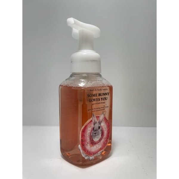 White Barn Bath and Body Works Sprinkled Donut Gentle Foaming Hand Soap 8.75 Ounce Some Bunny Loves You Easter Bunny Label