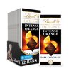 Lindt EXCELLENCE Intense Orange Dark Chocolate Bar, Dark Chocolate Candy with Orange and Almond Slivers, 3.5 oz. (12 Pack)