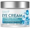NUVADERMIS Caffeine Eye Cream with Retinol & Hyaluronic Complex – Anti-Aging Treatment – 1.7 oz – Made in the USA