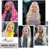 Alimoonbeam 613 13x6 Lace Front Wig Human Hair 200 Density Blonde Body Wave Lace Front Wigs Blonde Wig Human Hair Hd Lace Frontal Wig 13x6 (30 Inch)