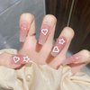HINZIC 200Pcs Kawaii Nail Charms, Heart Stars Macarone Love 3D Cartoon Acrylic Resin Nail Gems Wedding Decor for Women Girls Phone Case Scrapbook Envelope Cards Making
