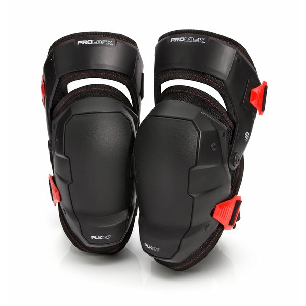 PROLOCK Weight-Dispersing Foam Knee Pads with Thigh Stabilization, Ideal for Flooring/Roofing, Adjustable (1 pair)