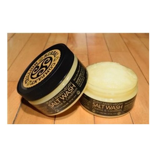 Trillium Natural Salt Body Scrub - Plant Based Vegan - 12 oz