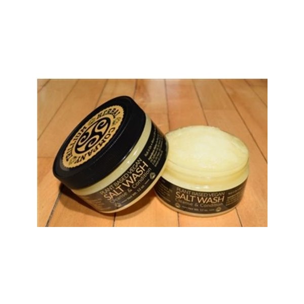 Trillium Natural Salt Body Scrub - Plant Based Vegan - 12 oz