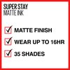 Maybelline Super Stay Matte Ink Liquid Lipstick Makeup, Long Lasting High Impact Color, Up to 16H Wear, Visionary, Taupe Purple, 1 Count