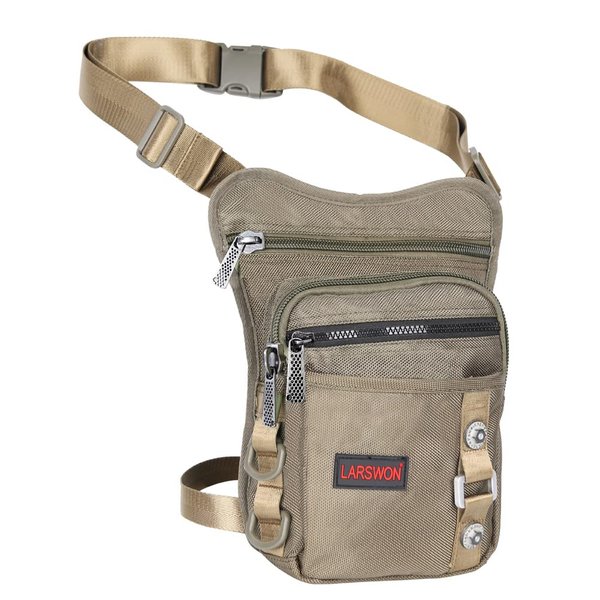 Thigh Pack, Larswon Leg Bag Thigh Pouch Bag Tactical Waist Bag Motorcycle Bag Waterproof
