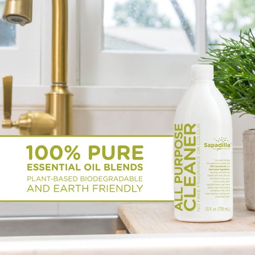 Sapadilla All-purpose Cleaner, Rosemary + Peppermint, 25oz