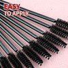 Mascara Wands, Disposable Mascara Wand 200pcs Teenitor Lip Applicators Mascara Makeup Applicator Lipgloss Lip Brush Mascara Brush Lipstick Tester Wands