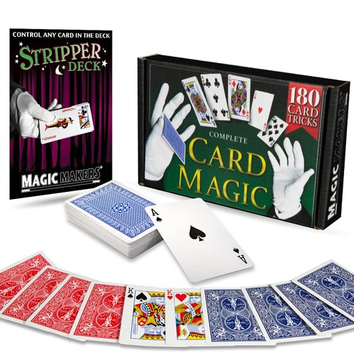 Magic Makers Complete Card Magic 180 Card Tricks & Professional Routines Card Tricks for Beginners to Advanced Levels