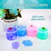 4 Pack Clear Slime, Crystal Scented Slime Super Soft, Pre-Made Slime Toy for Kids 4-12, Birthday Slime Party Favors, Slime Bulk for Boys Girls