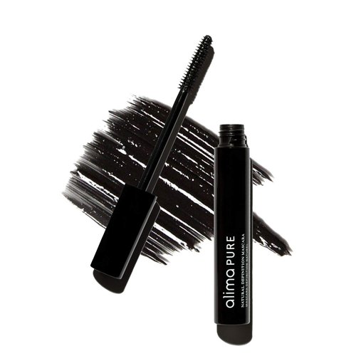 Alima Pure | Natural Definition Mascara | With Jojoba Oil and Beeswax | Eye Makeup | Black Mascara | Mineral Makeup | Black, 28 oz/ 8 g