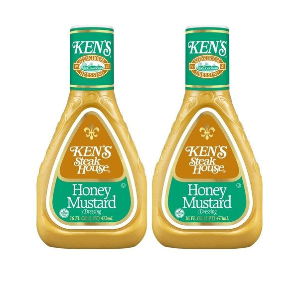 Ken's Steak House Honey Mustard Dressing (16 Ounce , Pack of 2)
