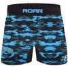 Roar Women's MMA Fight Shorts, UFC, BJJ, Muay Thai, WOD, NOGI, Kickboxing, (PF Blue, Medium)