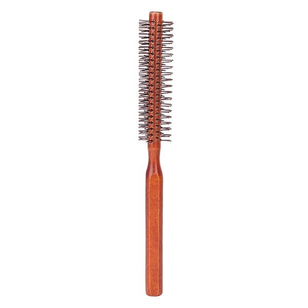 Round Styling Hair Brush, Quiff Roll Circle Hairbrush Small Wood Curling Roller Hair Brush Unisex for Blow Drying Home Use