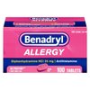 Benadryl Allergy Ultratab Tablets, 100 Tablets (Pack of 2)