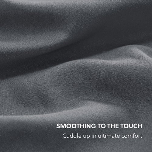 Bedsure Queen Fitted Sheet Only - Bed Sheets Extra Deep Pocket 16 inch, Ultra Soft Bottom Sheet for Queen Size Bed, Grey, 60" x 80"