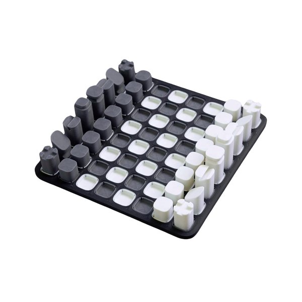 Chess Sets Upgraded Board Games, 6.5*6.5 Inch Waterproof Board Set Made of 3D Printing Material, Easy to Carry, Washable, Suitable for Travel Games, Family Gatherings, Chess Game, Daily Entertainment