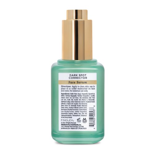 Findley Dark Spot Corrector Renewing Face Serum with Glycolic Acid & Vitamin C - Reduces Dark Spots & Signs of Aging | Hydrating (2 Fl Oz)