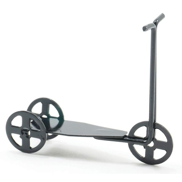 Dollhouse Miniature Black Scooter