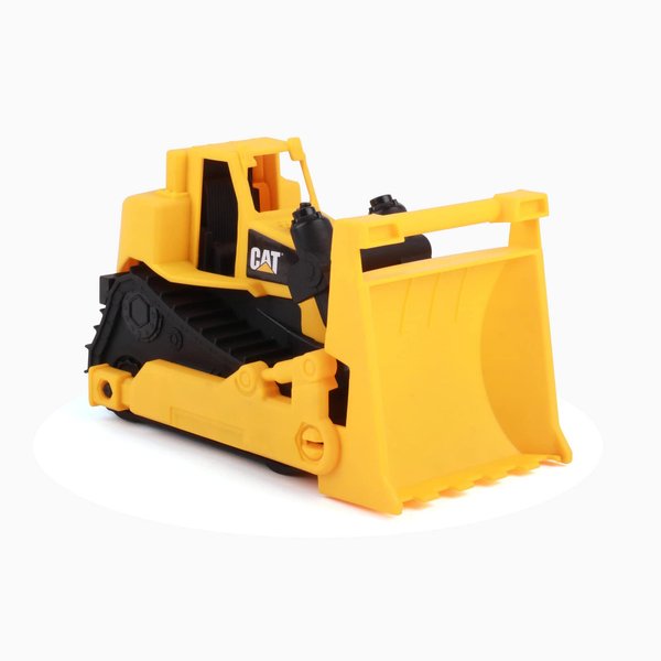 CAT Construction Toys Construction Fleet 10" Bulldozer Toy - Sturdy Plastic Construction & Real Working Parts - Perfect Indoor & Outdoor Toys for 3-Year-Old Boys & Girls