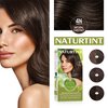 Naturtint Permanent Hair Color, 4N Natural Chestnut, Plant Enriched, Ammonia Free, Long Lasting Gray Coverage and Radiante Color, Nourishment and Protection