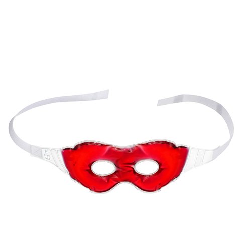 Eye See Gel Eye Mask for Puffiness and Dark Circles - Cooling Eye Masks for After Surgery and Headache/Stress Relief - Multiple Colors Available - Red