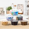 Augshy 25 Pack 4oz Plastic Containers, Clear Refillable Travel Storage Sealed Jars Wide Mouth Container Snack Bottles with Lids for Lip Scrub Body Butters Cream Slime Craft Storage