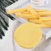 Compressed Facial Sponges 60 Pcs,Facial Cleansing Sponge,Beauty Makeup Round Facial Wash Pads Cosmetic Face Exfoliating for Women,Yellow