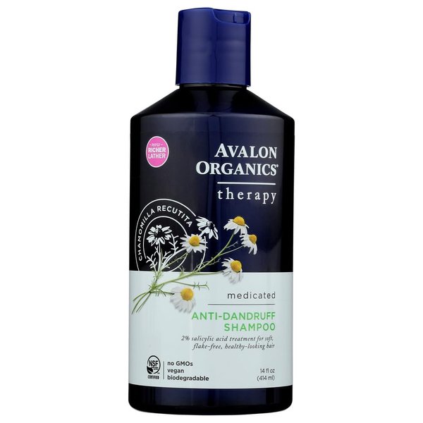 2 Packs of Avalon Organics Anti Dandruff Shampoo