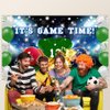 Avezano Football Party Decorations It's Game Time Banner for American Football Decorations for Birthday Party Photoshoot Football Theme Sport Backdrop Decor Supplies 70.8 x 43.3 Inch