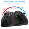 Controller Charger for Xbox One/Series X|S Controller, Dual Charging Station Dock with 2x1400mAH(3360mWH) Rechargeable Battery Packs & 4 Battery Covers for Xbox One/S/Elite/Core Controller