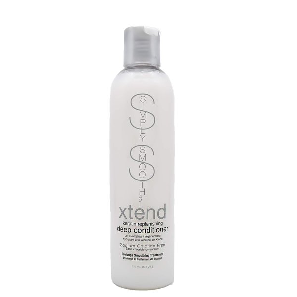 SIMPLY SMOOTH Xtend Deep Conditioner Lightweight Intense Conditioning Treatment Create Extreme Softness Restore & Repair Damaged, Keratin Depleted Hair Hydrate Dry, Color Treated Hair 8.5 Oz