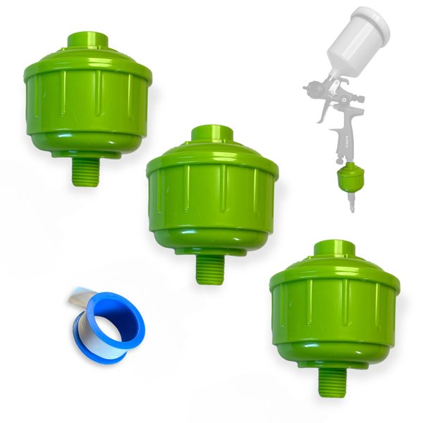 LiME LiNE Filter Balls Mini Air/Water Disposable in Line Paint Spray Gun Air Tool Moisture Separator Filter (3)