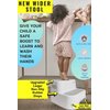 Wider Dual Height 2 Step Stool for Kids | Toddler's Stool for Potty Training and Use in The Bathroom or Kitchen | BPA-Free Strong Soft-Grip Steps for Comfort and Safety (1 Pack, Greige)