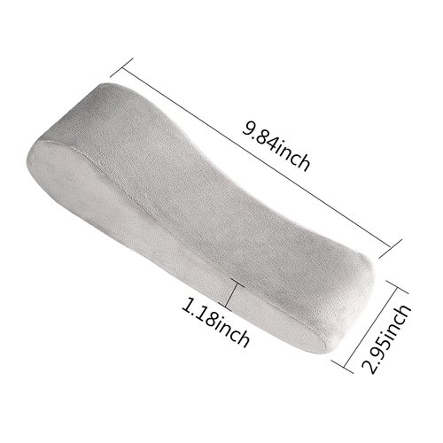 Payanwin Chair Ergonomic armrest Cushions Elbow Pillow Pressure Relief Office Chair Gaming Chair armrest with Memory Foam armrest Pads 2-Piece Set of Chair （Gray）