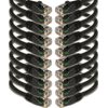 iMBAPrice 3' Cat5e Network Ethernet Patch Cable, 10 Pack, Black (IMBA-CAT5-03BK-10PK)