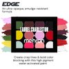 Mehron Makeup Laurel Charleston Water Activated EDGE Face & Body Paint BACKSTAGE Palette