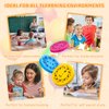 Math Fidget Spinners, Stress Relief Sensory Fidget Toys for Kids, Math Fact Fidget Spinner, Learning Addition Subtraction Multiplication Division, Rotatable Spinner Game for Classroom Prizes