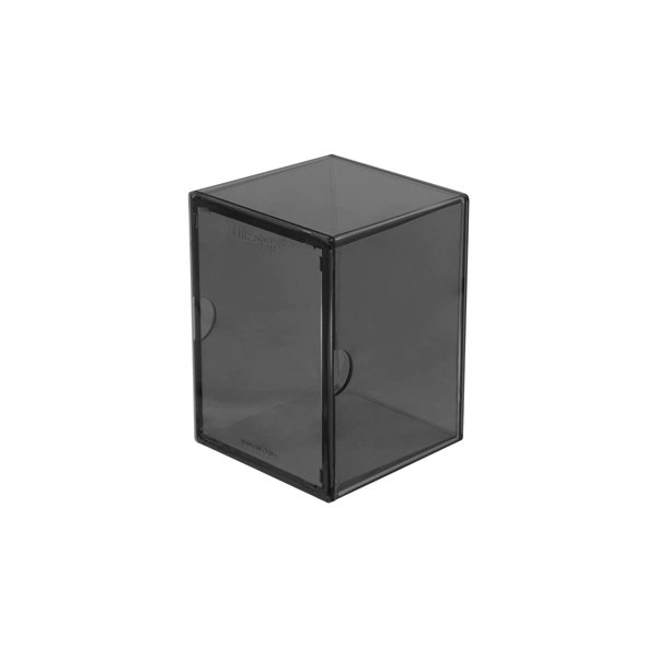 Ultra Pro Eclipse 2-Piece Deck Box: Smoke Grey - For Pokemon Game, MTG, Baseball, Basketball, Football Card and other Trading Cards or Board Games Storage