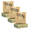 Varina Organic Eucalyptus Spearmint Bar Soap - Gentle Cleansing for Sensitive Skin, Herbal and Mint - 3 Pack - Experience Healthy and Glowing Skin