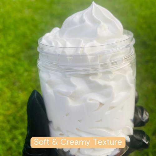 Red Rose Naturals Whipped Body Butter, Scented Vanilla Almond Body Cream 8 Oz, Moisturizing Shea Butter for Sensitive, Dry Skin, Non-Greasy, Soft & Creamy, Natural Skincare for Women – Vegan