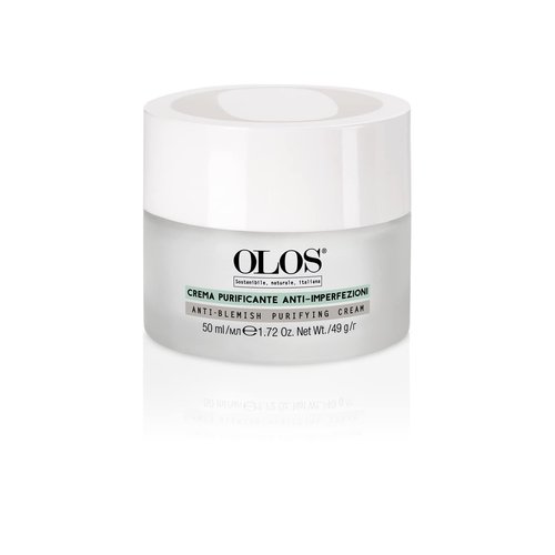 Olos Mattifying Rebalancing Cream, 1.7 oz - Face Cream for Oily Skin - Controls Sebum Production, Improves Skin Texture - Non-Clogging Makeup Primer