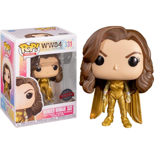Funko Pop! Heroes WW84 Wonder Woman in Golden Armor Exclusive