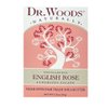 Dr. Woods Skin Exfoliating English Rose bar soap with organic shea butter, 5.25 ounce (pack of 3)