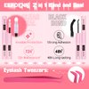 Eefofnn Fluffy Lash Extension Kit 240pcs DIY Individual Eyelashes Kit 80D+100D Cluster Lashes with Bond and Seal Lash Glue Tweezers 10-20MM D Curl Volume Eyelash Extensions DIY Lashes Extension Kit