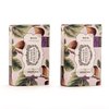 Panier des Sens Wild Fig Shea butter natural bar soap, bath & body soap bars - Made in France 95% natural - 2 bars, 7oz/200g each