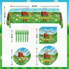 Farm Animals Party Supplies,Farm Barn Animal Themed Party Decorations & Tableware Set,Include Banner,Hanging Swirl,Balloons,Plates,Napkins,and More,for Farm Animals Theme Birthday Party Decorations