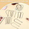 20pcs Assorted Hot Roller Clips Replacements,Hot Roller Clips for Electric Rollers,Fits Hot Rollers Curlers,Electric Rollers Clips Travel Hot Roller Securing Clips,5 Sizes(0.75",1",1.25",1.5",1.75")