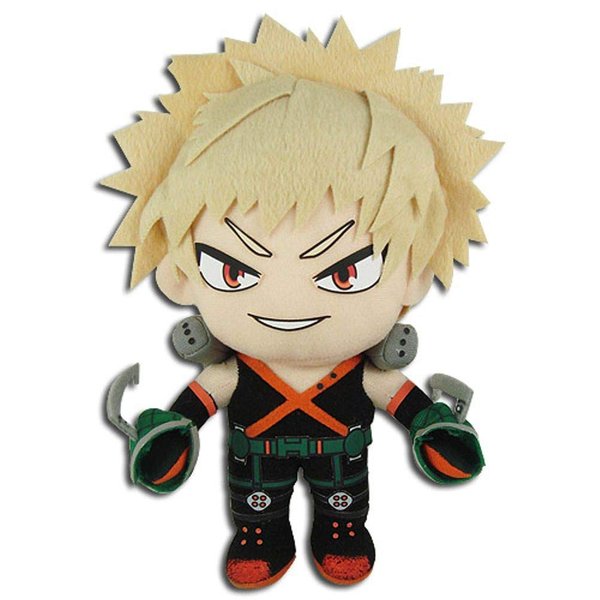 Great Eastern GE-52236 My Hero Academia Katsuki Bakugo Hero Suit Stuffed Plush,Multicolored,8"